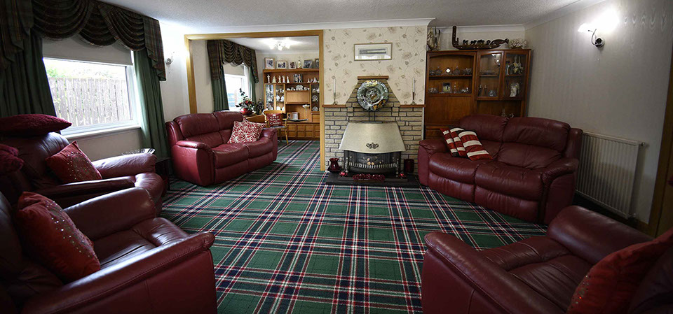 Quiraing House bed and breakfast accommodation in Portree guest lounge