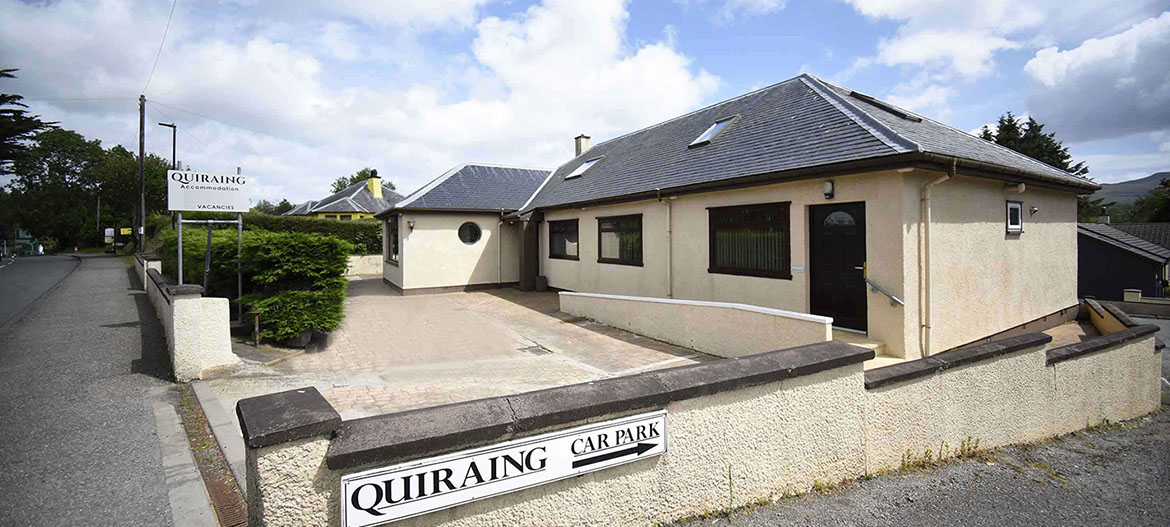 Quiraing House in Portree offers self catering and bed and breakfast accommodation