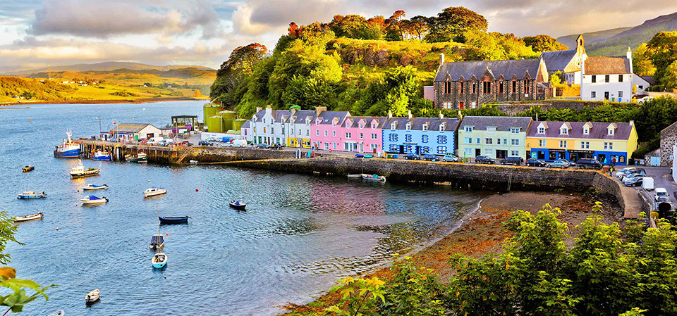 Portree on the Isle of Skye offers great views stay at Quiraing House accommodation