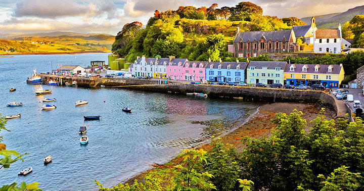 Portree on the Isle of Skye offers great views stay at Quiraing House accommodation